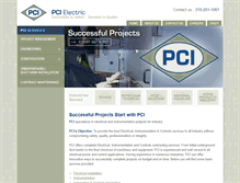 Tablet Screenshot of pci-electric.com